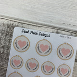 Cross stitch / embroidery stickers (DPD1145)