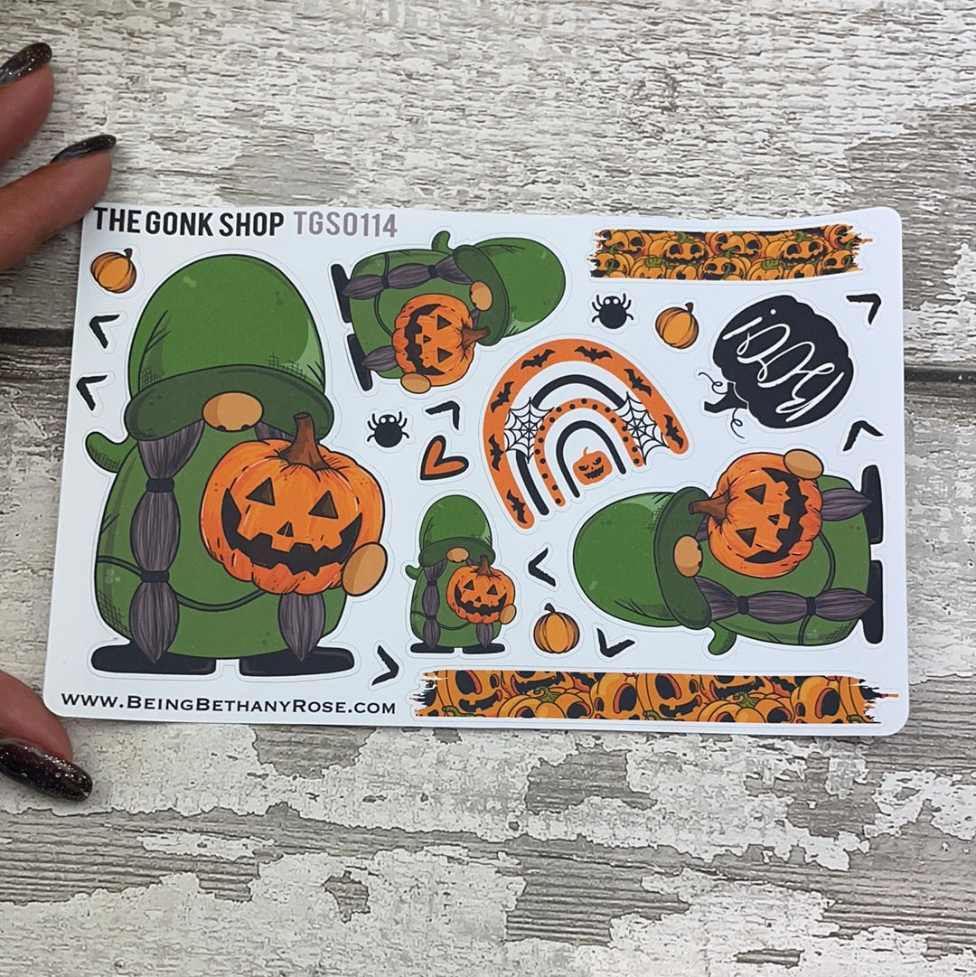 Halloween Pumpkin Gretel Gonk Stickers (TGS0114)