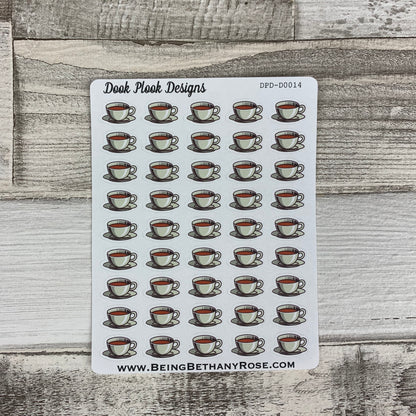 Tiny cup of tea stickers (Dinkies) (DPD-D012)