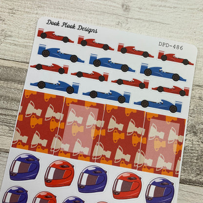 Formula 1 ( F1 )stickers  (DPD486)