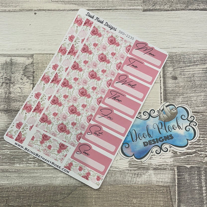 One sheet week medium passion planner stickers - Loved up  (DPD2235)