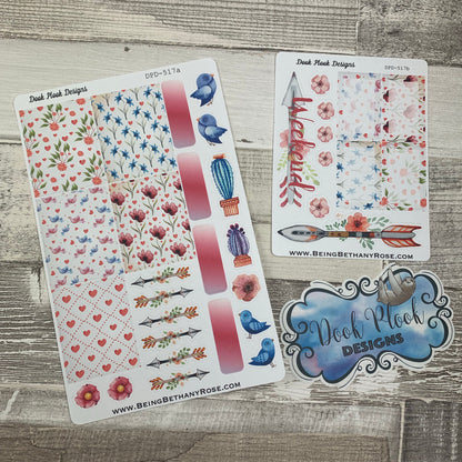 Watercolour mix week sticker set (DPD517)