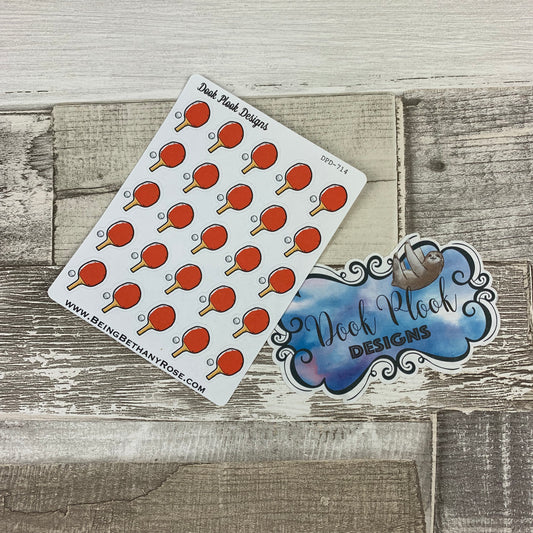 Table tennis (ping pong) stickers (DPD714)