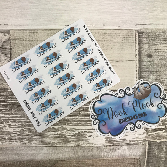 Lazy day bear stickers (DPD414)