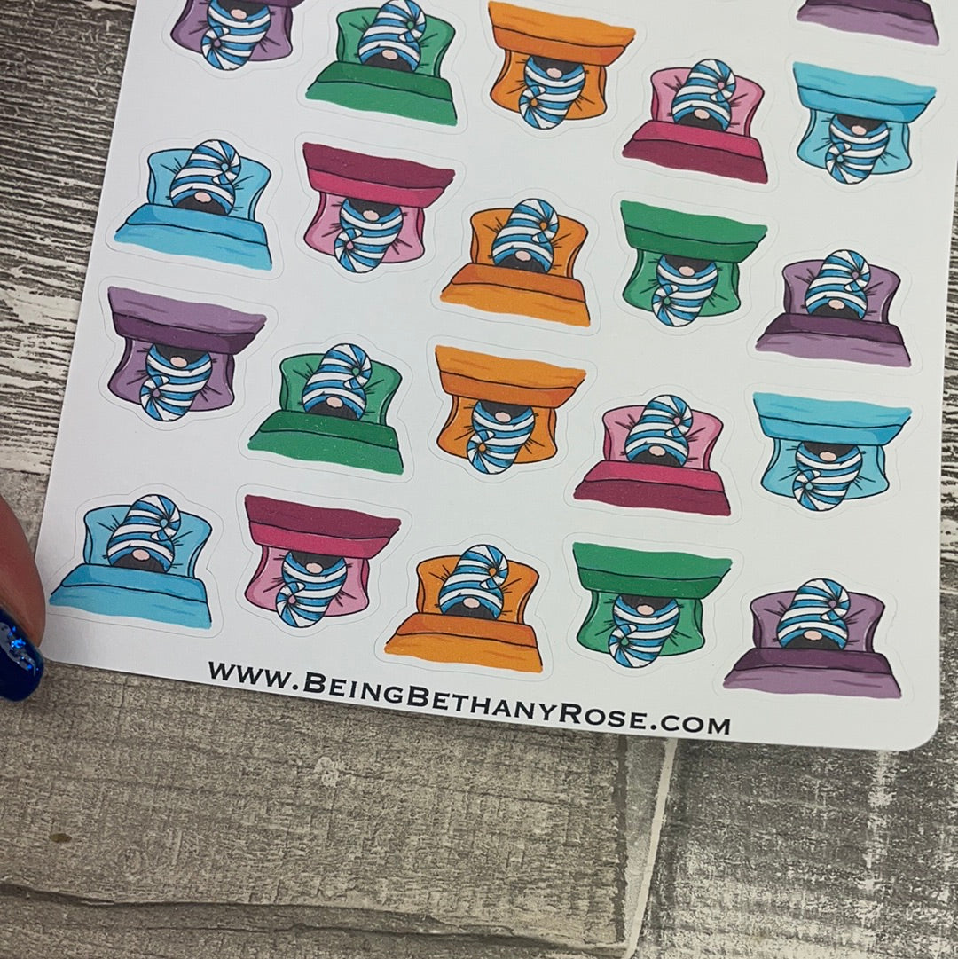 Gonk in a bed Character Stickers (DPD-2239)