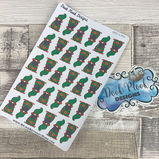 Christmas Gonk Character Stickers Basil (DPD-1900)