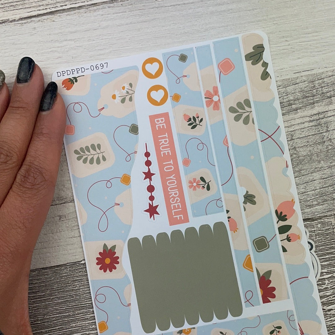 (0697) Passion Planner Daily Wave stickers - Tessa