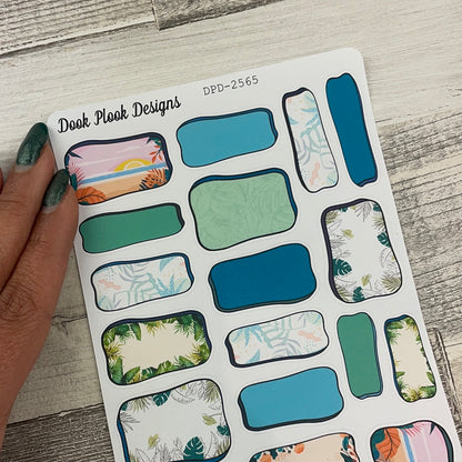 Janey Hand drawn box stickers (DPD2565)