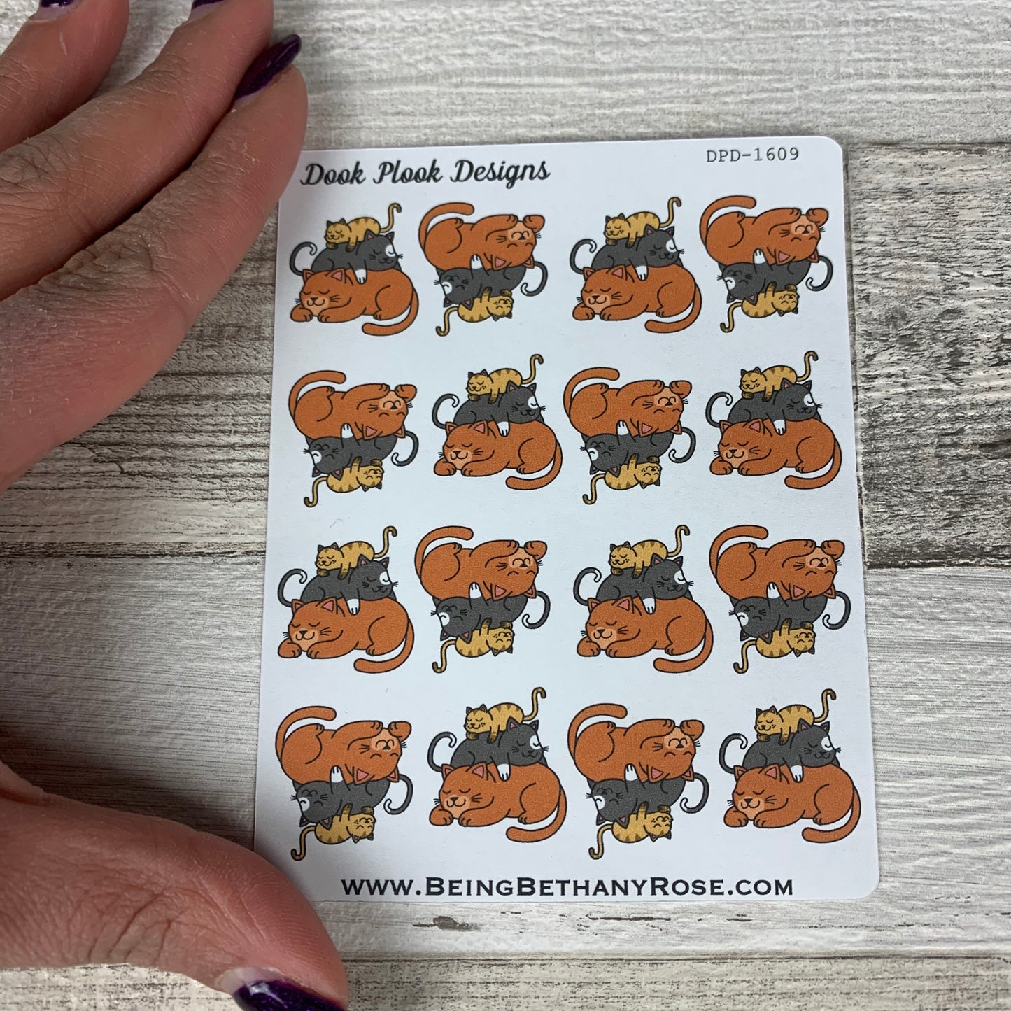 Pile of Cat Nap stickers  (DPD1609)