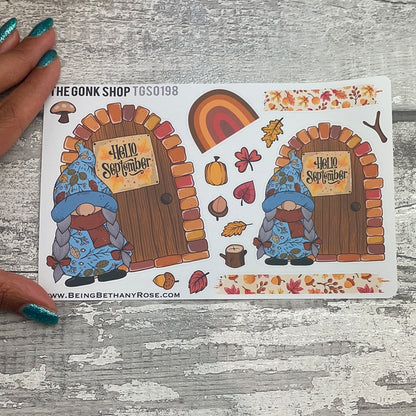 Hello September Chip Gonk Stickers (TGS0198)