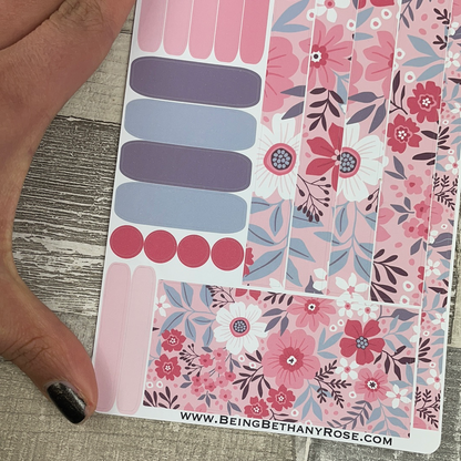 (0401) Passion Planner Daily stickers - Pink Blush