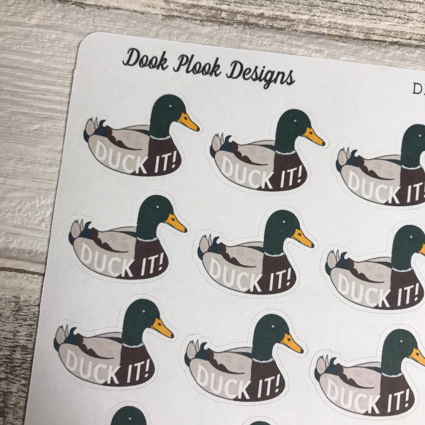 Duck it  stickers (DPD360)