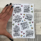 Its Okay - Mental Health Quote stickers (DPD2072)
