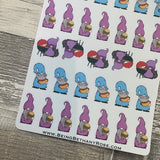Mixed BBQ, Burger and Hot Dog Gonk Character Stickers (DPD-2253)