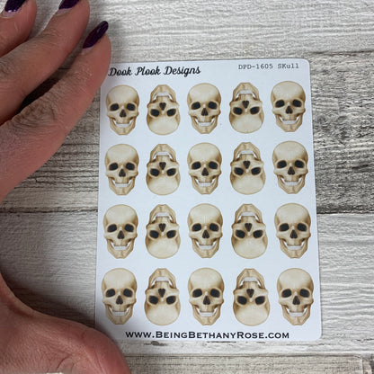 Anatomy Skeleon stickers (skull pelvis spine ribs) stickers (DPD1065)