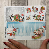 Erin Condren Month Note Pages (Christmas Animals)