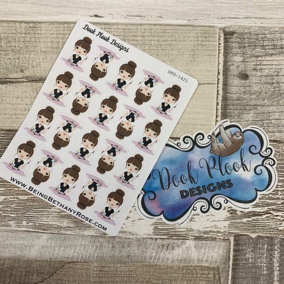 White Woman - Beauty / Make Up Stickers (DPD1421)