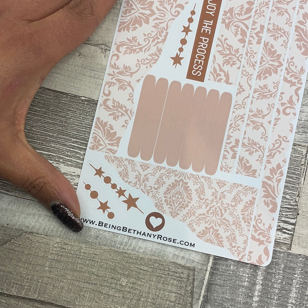 (0686) Passion Planner Daily Wave stickers - Paige Fleur