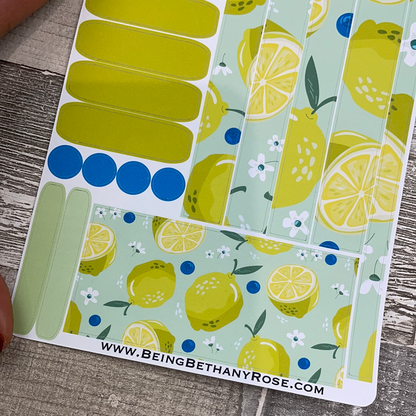 (0425) Passion Planner Daily stickers - Lime