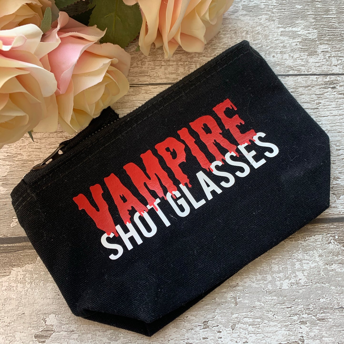 Vampire Shotglasses - Tampon, pad, sanitary bag / Period Pouch