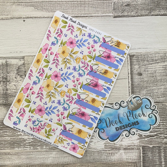 One sheet week planner stickers - Molly (DPD2481)