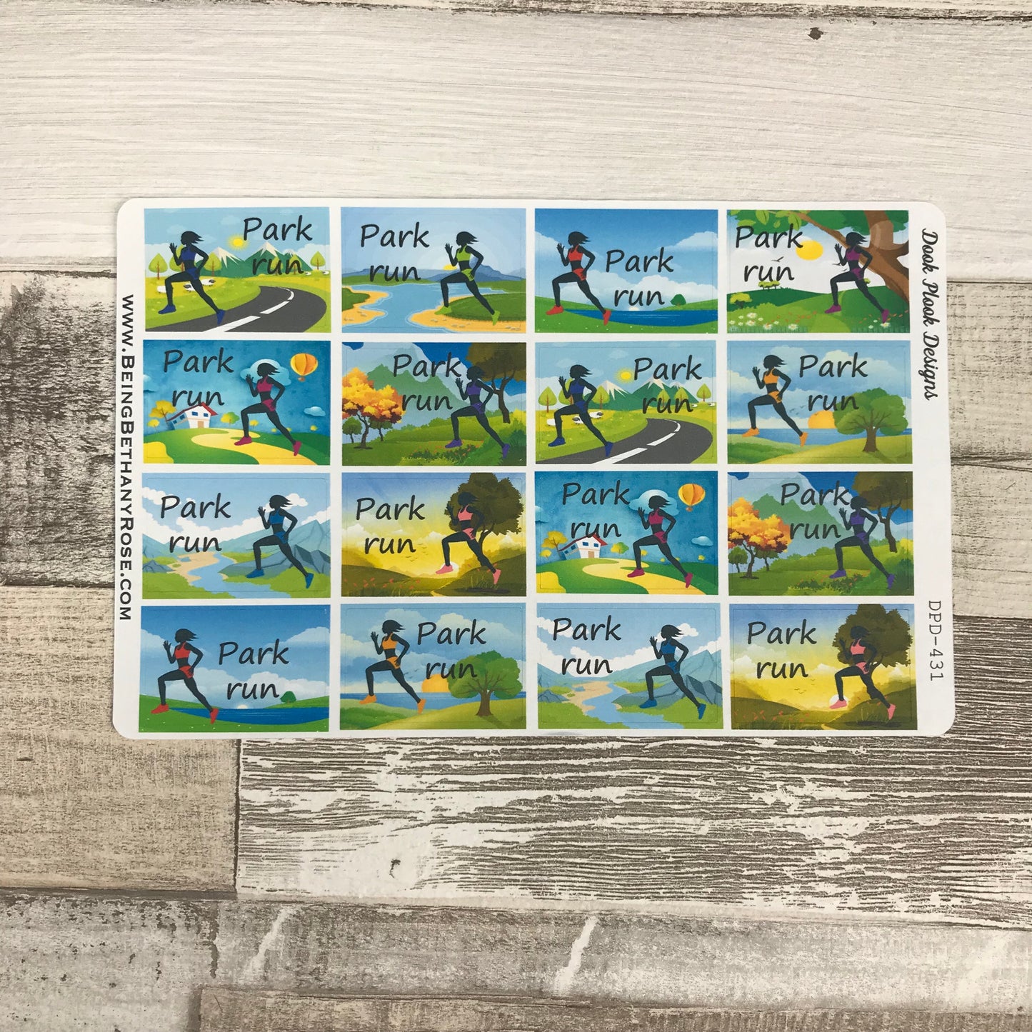 parkrun stickers (DPD431)