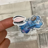 Eyebrows / eyelashes stickers  (DPD196)