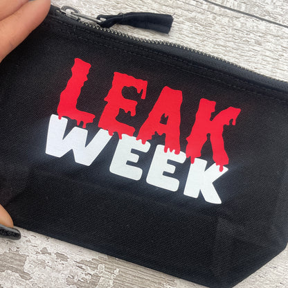 Leak Week  - Tampon, pad, sanitary bag / Period Pouch