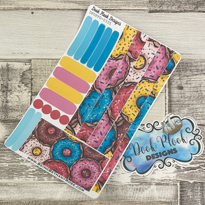 (0335) Passion Planner Daily stickers - Donut sprinkle