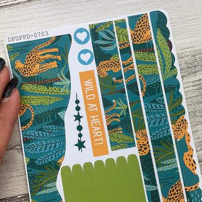 (0703) Passion Planner Daily Wave stickers - Liza Green
