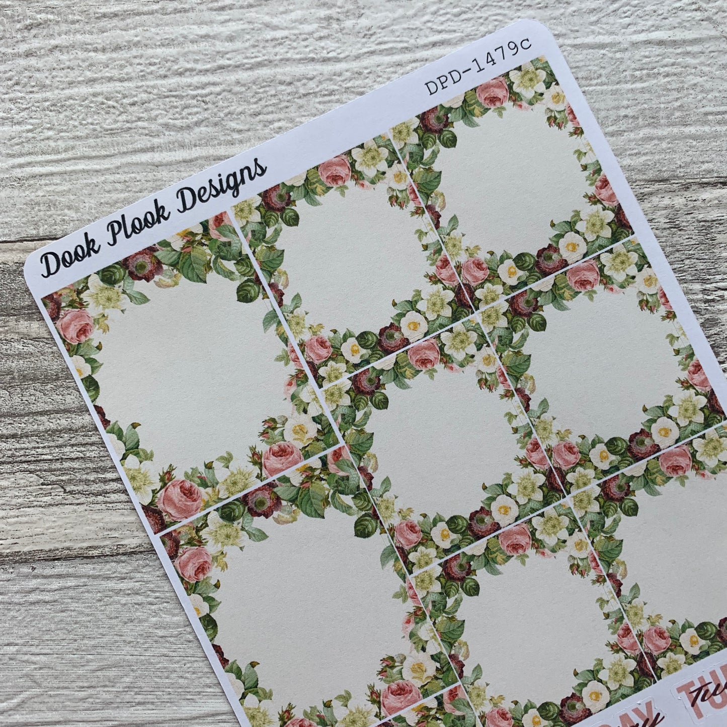 Floral Full Week Kit (Ultimate Kit-New Style)  (DPD1479)