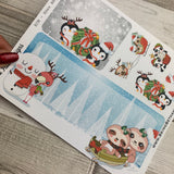 Erin Condren Month Note Pages (Christmas Animals)