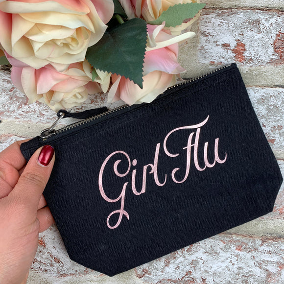 Girl Flu - Tampon, pad, sanitary bag / Period Pouch