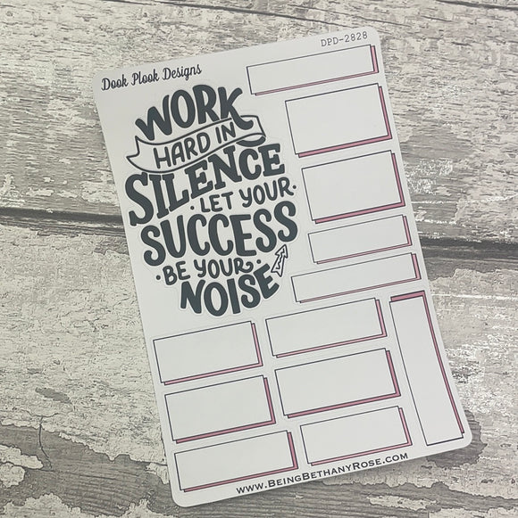 Success with boxes planner stickers (DPD2828)