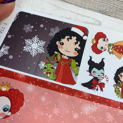 Erin Condren Month Note Pages (Christmas Villains)