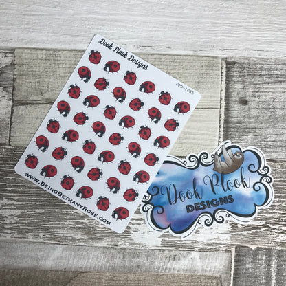 Ladybird / Lady bug stickers (DPD1083)