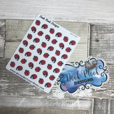 Ladybird / Lady bug stickers (DPD1083)