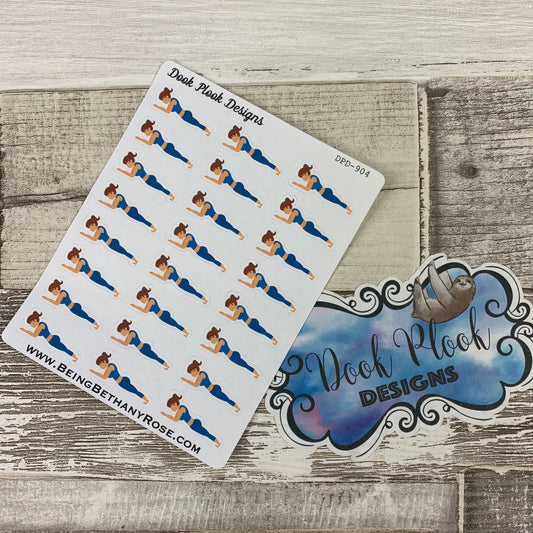 Plank ( Planking ) stickers for Erin Condren, Plum Paper, Filofax, Kikki K (DPD904)