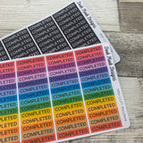 Thin completed stickers (DPD1137)