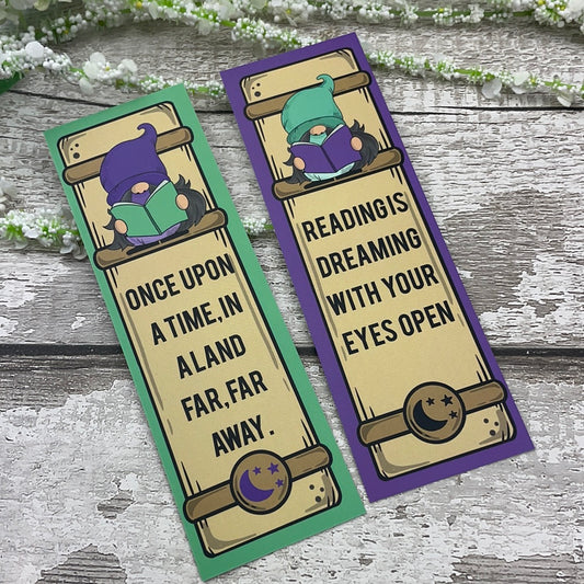Bookmark - Reading is Dreaming / Once Upon a Time