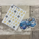 Moon phase stickers (DPD1048)