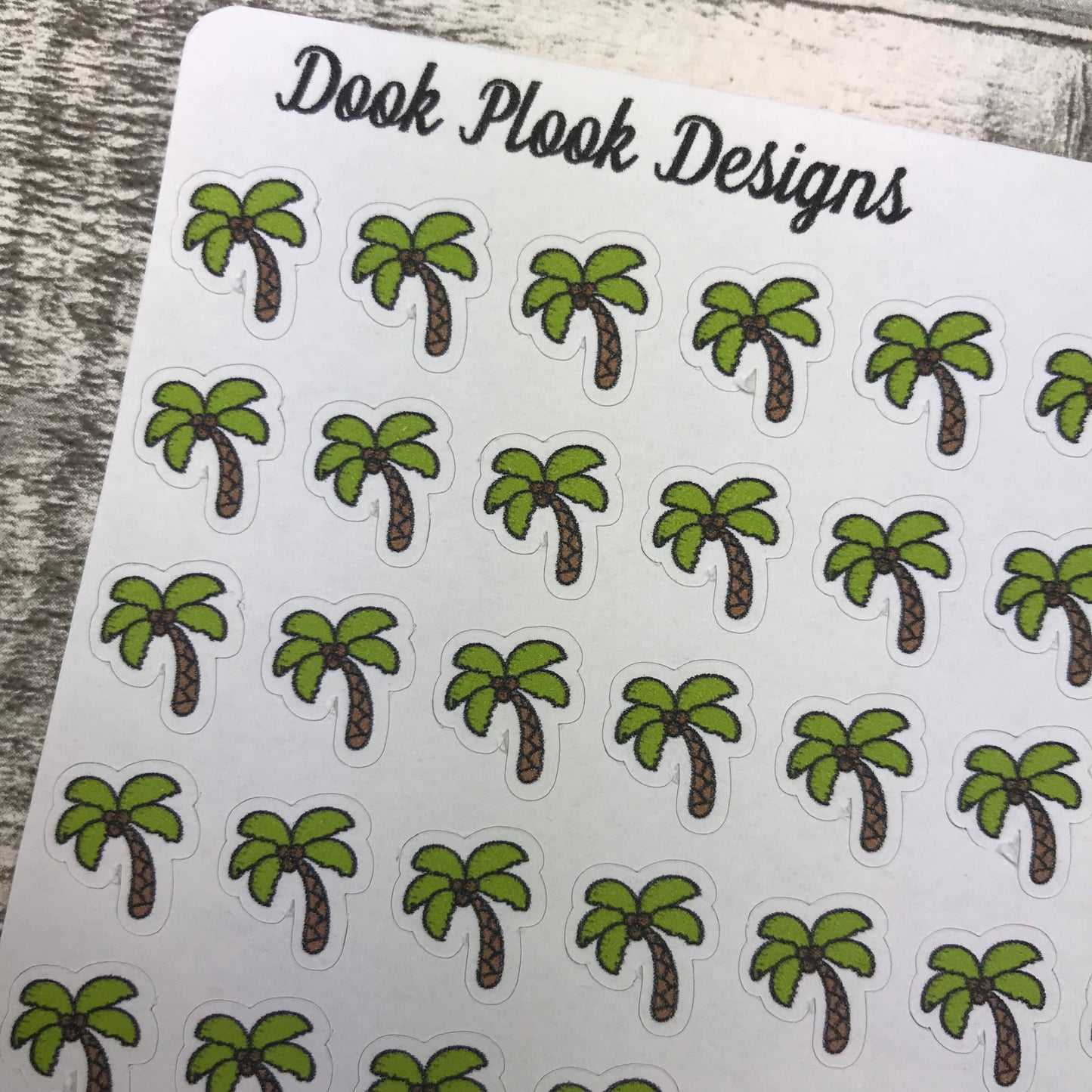 Palm Tree (Dinkies) stickers (DPD-D020)