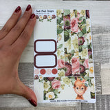 (0148) Passion Planner Daily stickers - Monkey Watercolour