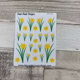 Daffodil stickers (DPD1379)