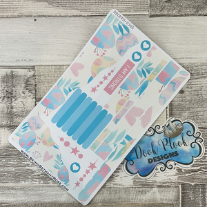 (0365) Passion Planner Daily Wave stickers - Pastel Eggs