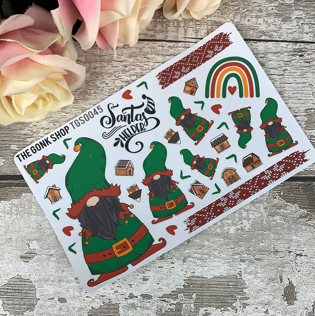 Christmas Gonk Stickers Basil (TGS0045)