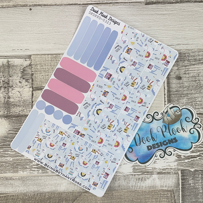 (0323) Passion Planner Daily stickers - Llama