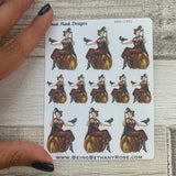 Pin up witch stickers (DPD1491)