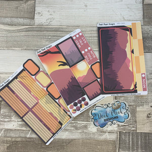 Mountain Sunset Passion Planner Week Kit (DPD1623)