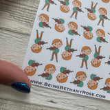 Violin player stickers (DPD612)